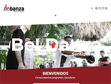 Tablet Screenshot of bedanza.com